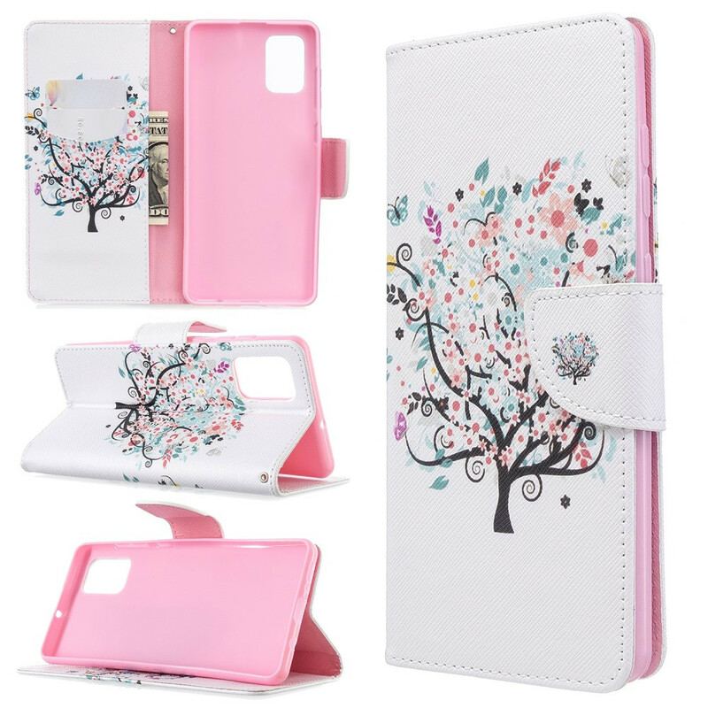 Capa Flip Para Samsung Galaxy A71 Árvore Florida