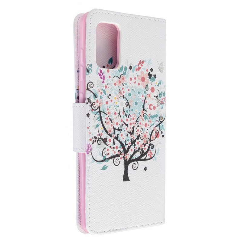 Capa Flip Para Samsung Galaxy A71 Árvore Florida