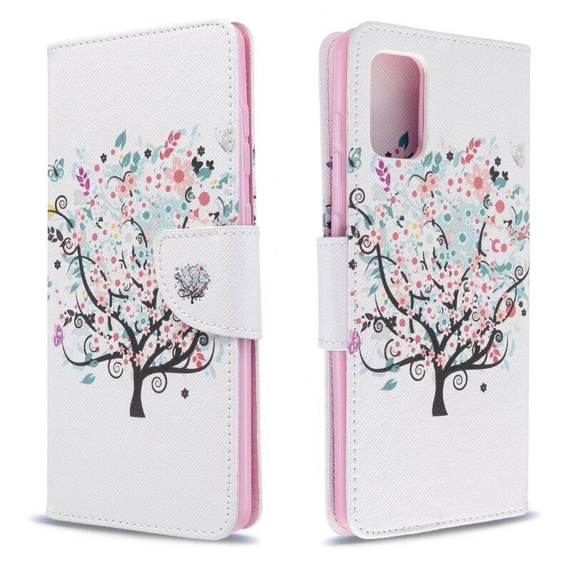Capa Flip Para Samsung Galaxy A71 Árvore Florida