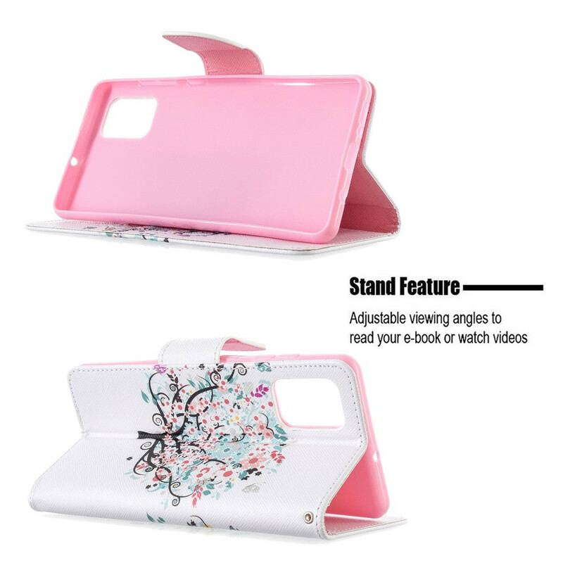 Capa Flip Para Samsung Galaxy A71 Árvore Florida
