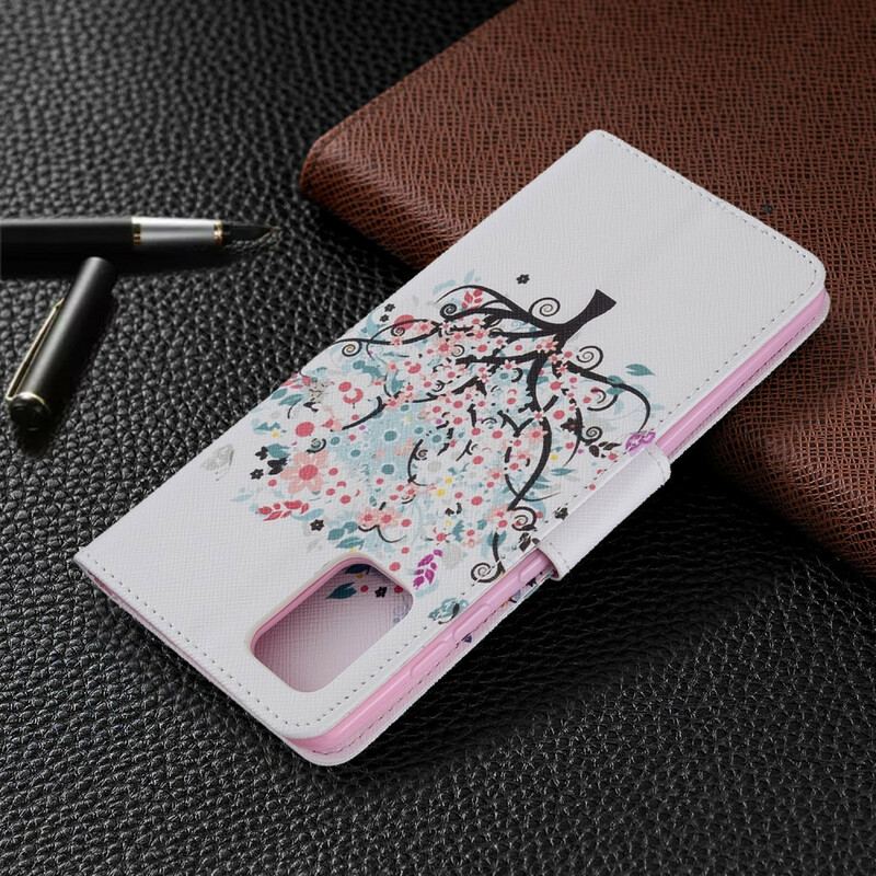 Capa Flip Para Samsung Galaxy A71 Árvore Florida