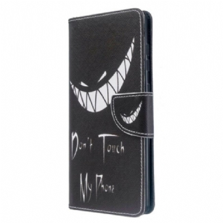 Capa Flip Para Samsung Galaxy A71 Telefone Do Diabo