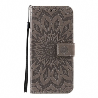 Capa Folio Para Samsung Galaxy A71 Flor Do Sol