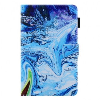 Capa De Couro Para Samsung Galaxy Tab A7 Lite Turbilhão