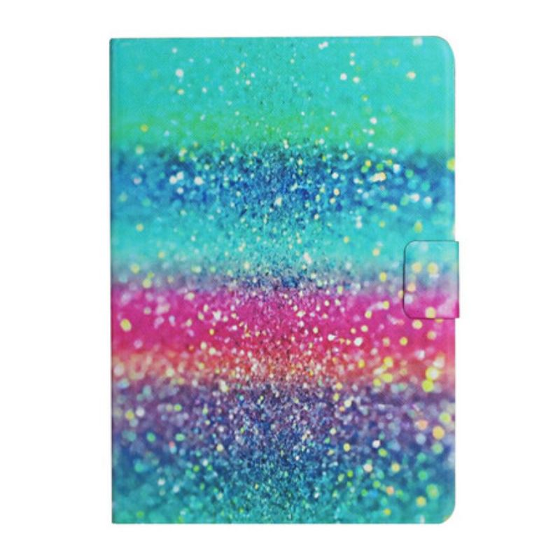 Capa Flip Para Samsung Galaxy Tab A7 Lite Desenho De Lantejoulas