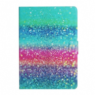 Capa Flip Para Samsung Galaxy Tab A7 Lite Desenho De Lantejoulas
