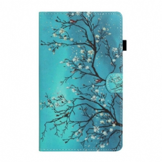 Capa Flip Para Samsung Galaxy Tab A7 Lite Ramos Floridos