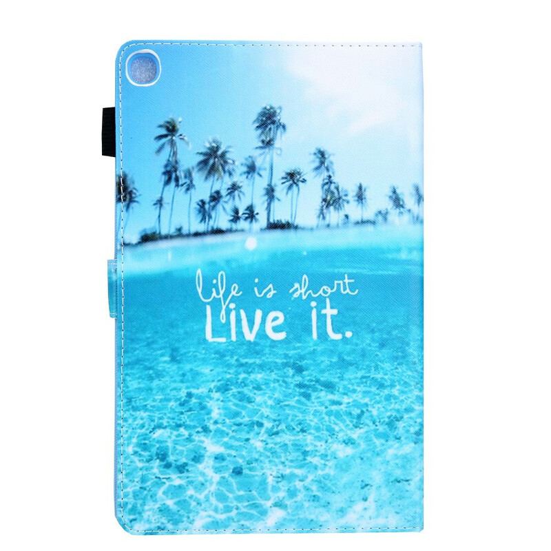 Capa Flip Para Samsung Galaxy Tab A7 Lite Viva Isso