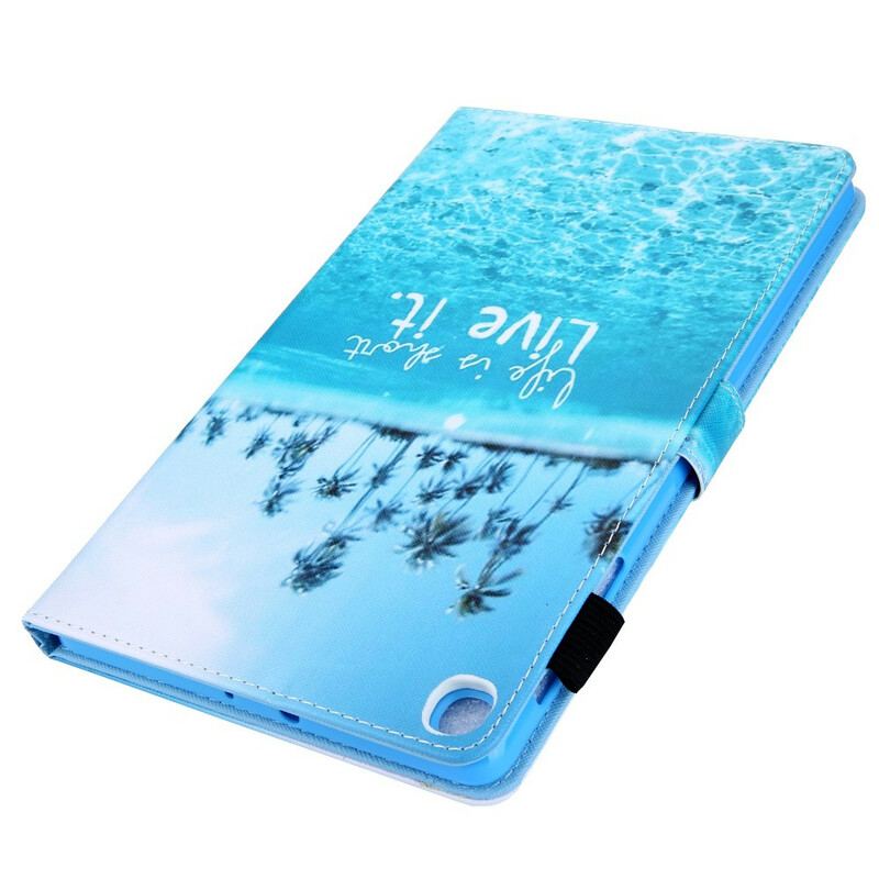 Capa Flip Para Samsung Galaxy Tab A7 Lite Viva Isso
