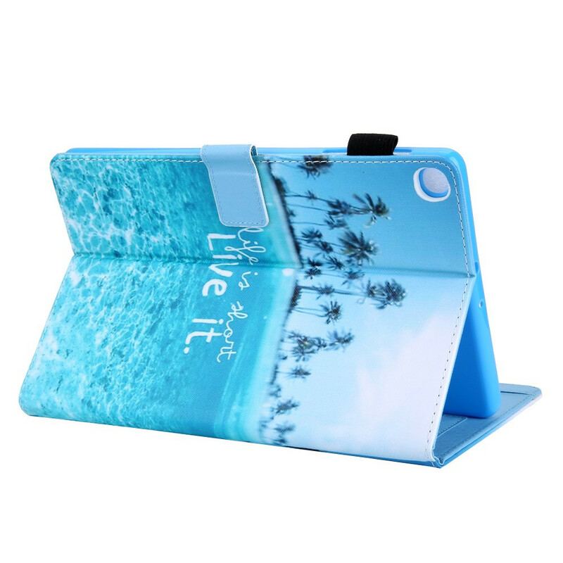 Capa Flip Para Samsung Galaxy Tab A7 Lite Viva Isso
