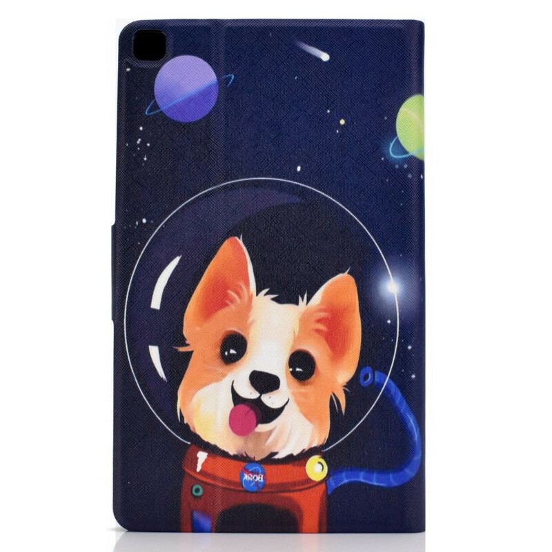 Capa Folio Para Samsung Galaxy Tab A7 Lite Cao Espacial