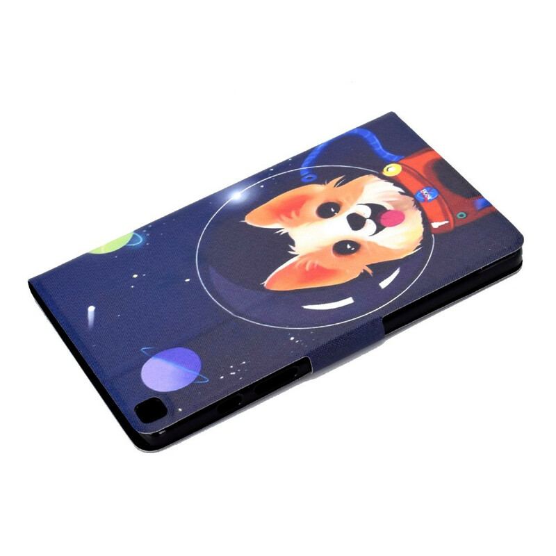 Capa Folio Para Samsung Galaxy Tab A7 Lite Cao Espacial