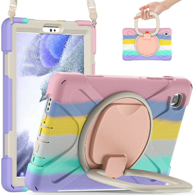 Capa Para Samsung Galaxy Tab A7 Lite Cor Da Alça De Ombro Multifuncional