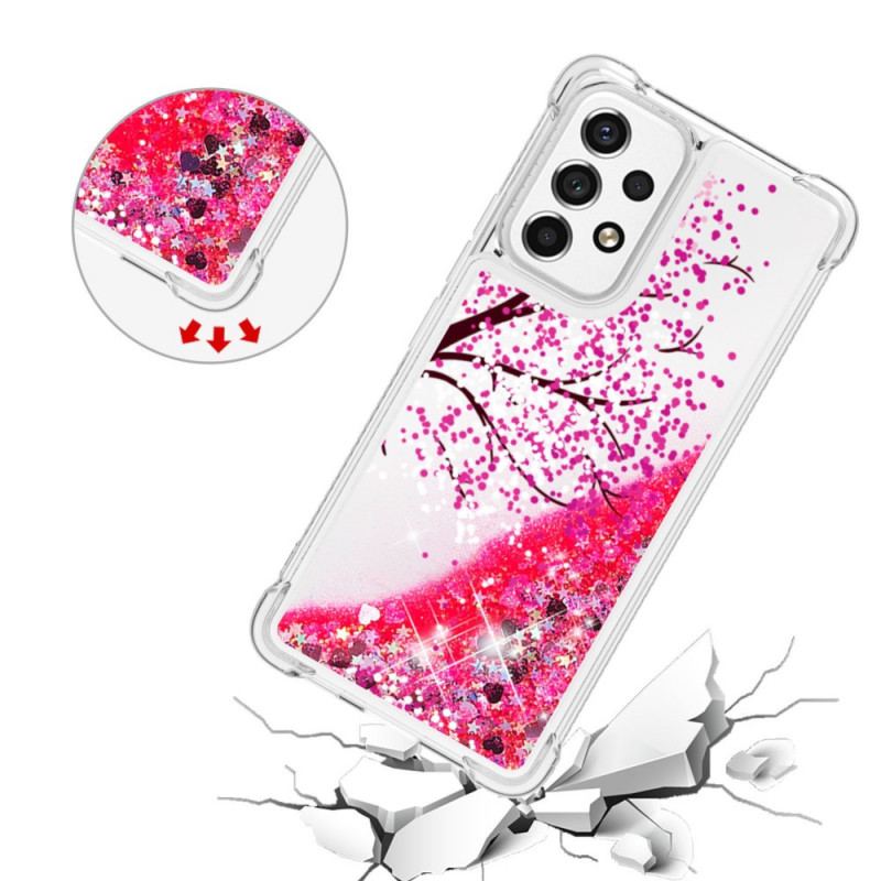 Capa De Celular Para Samsung Galaxy A53 5G Árvore Glitter