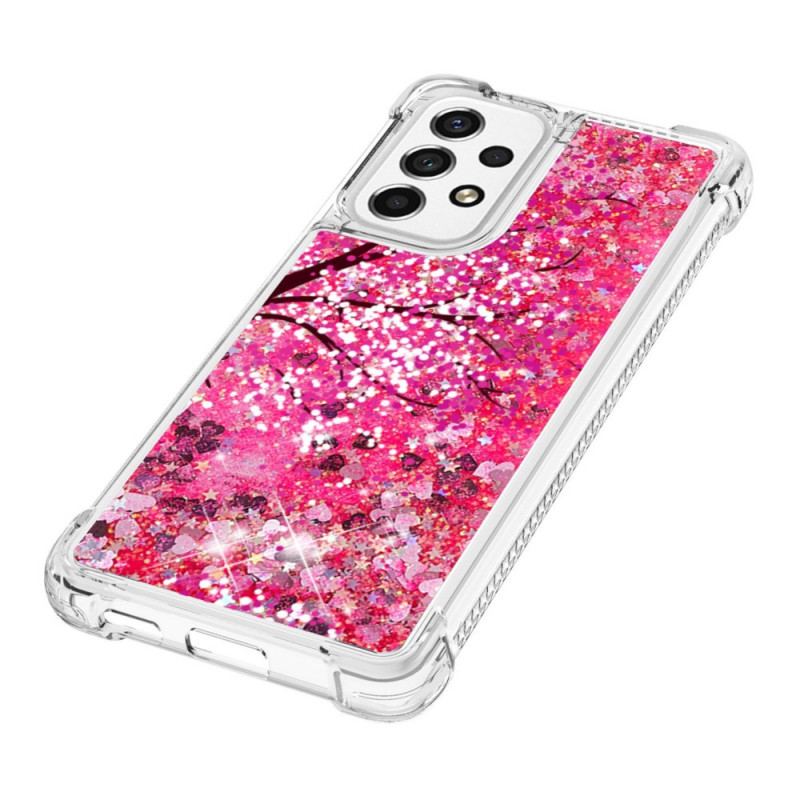 Capa De Celular Para Samsung Galaxy A53 5G Árvore Glitter