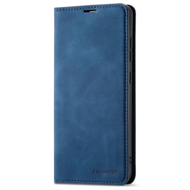 Capa De Celular Para Samsung Galaxy A53 5G Flip Forwenw Efeito Couro