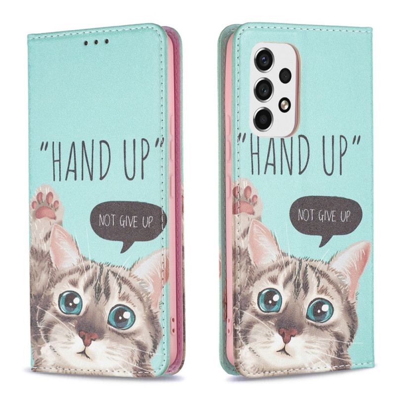 Capa De Celular Para Samsung Galaxy A53 5G Flip Hand-up