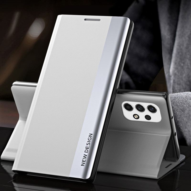 Capa De Celular Para Samsung Galaxy A53 5G Flip Novo Design De Couro Sintético