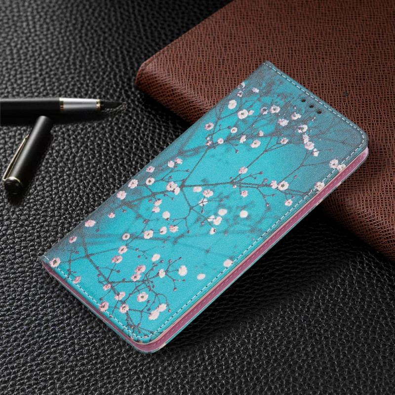 Capa De Celular Para Samsung Galaxy A53 5G Flip Ramos Floridos