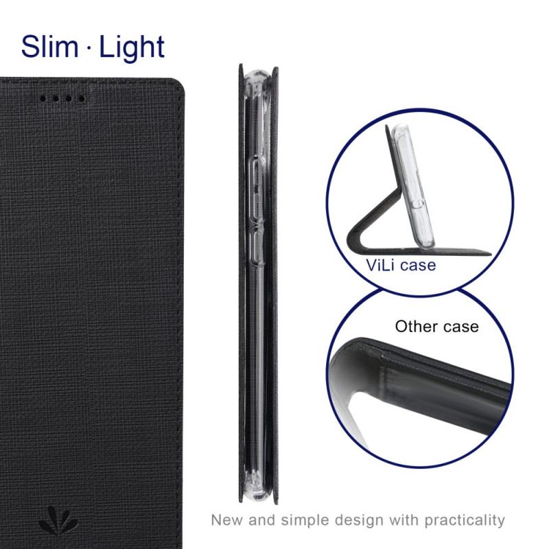 Capa De Celular Para Samsung Galaxy A53 5G Flip Série Vili Dmx Texturizada