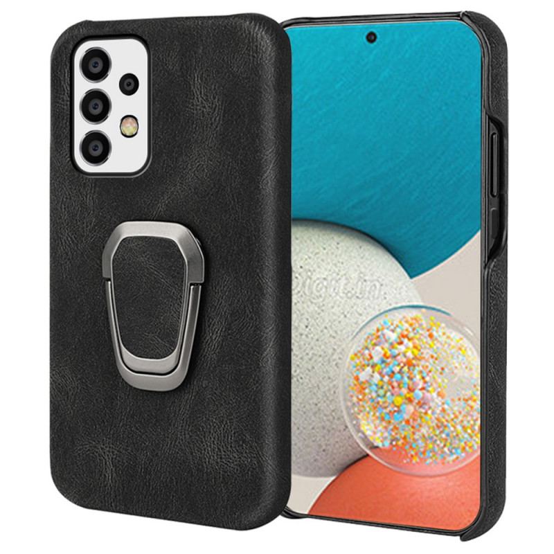 Capa De Celular Para Samsung Galaxy A53 5G Porta-anel Efeito Couro