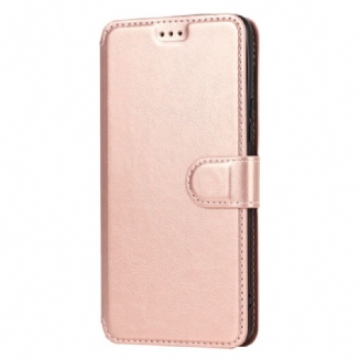 Capa Em Pele Para Samsung Galaxy A53 5G Estilo Retrô De Couro