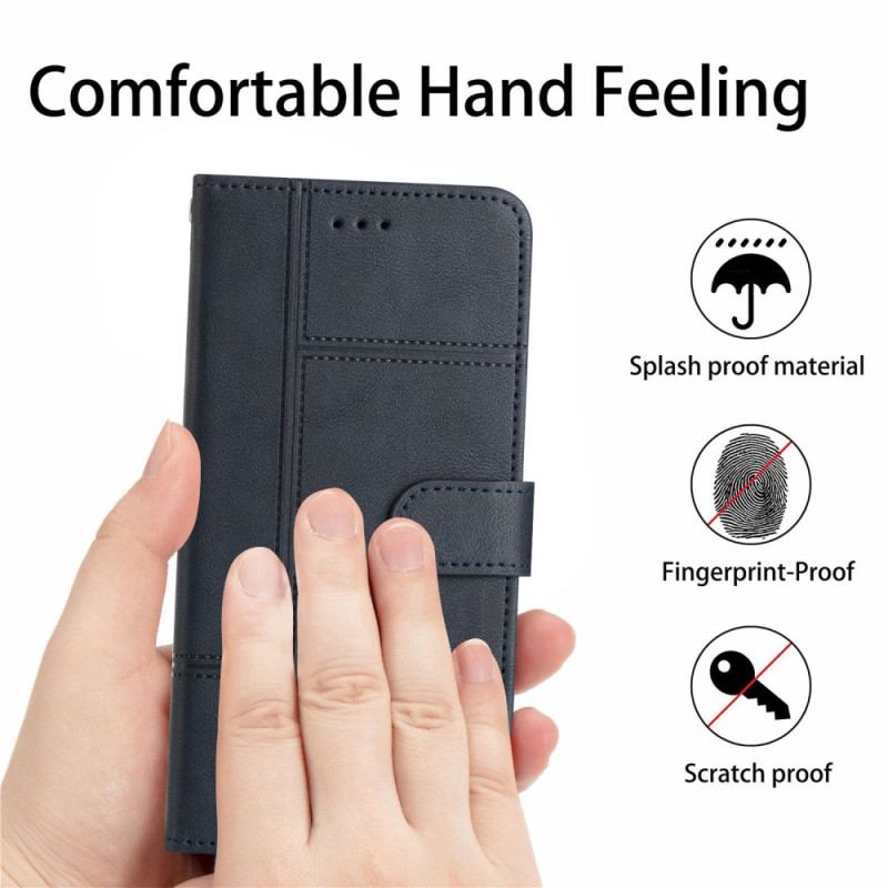 Capa Flip Para Samsung Galaxy A53 5G De Cordão Negócios Em Cordão