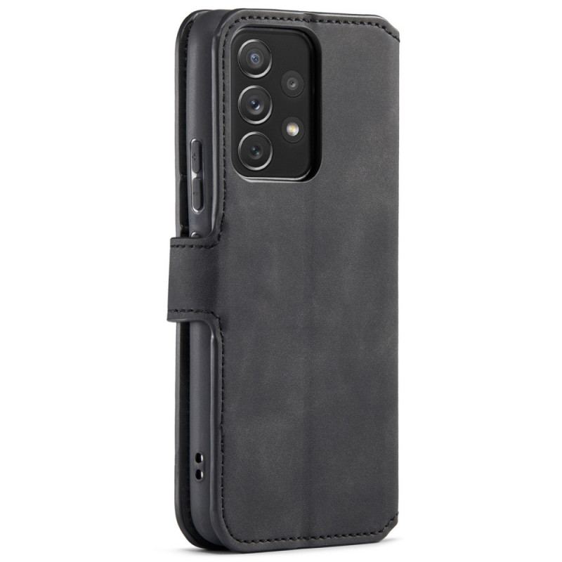 Capa Flip Para Samsung Galaxy A53 5G Dg.ming Retro