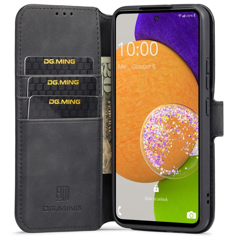 Capa Flip Para Samsung Galaxy A53 5G Dg.ming Retro