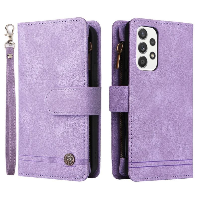Capa Flip Para Samsung Galaxy A53 5G Porta-moedas Multifuncional