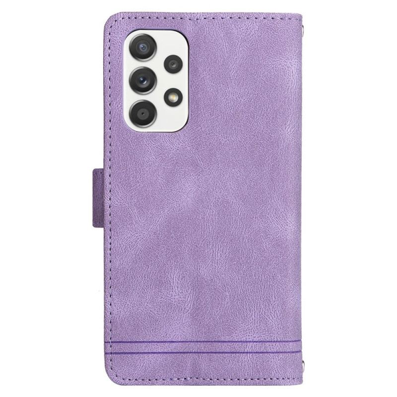 Capa Flip Para Samsung Galaxy A53 5G Porta-moedas Multifuncional