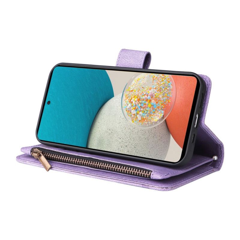 Capa Flip Para Samsung Galaxy A53 5G Porta-moedas Multifuncional