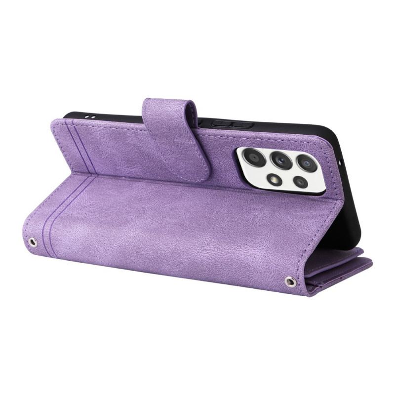 Capa Flip Para Samsung Galaxy A53 5G Porta-moedas Multifuncional