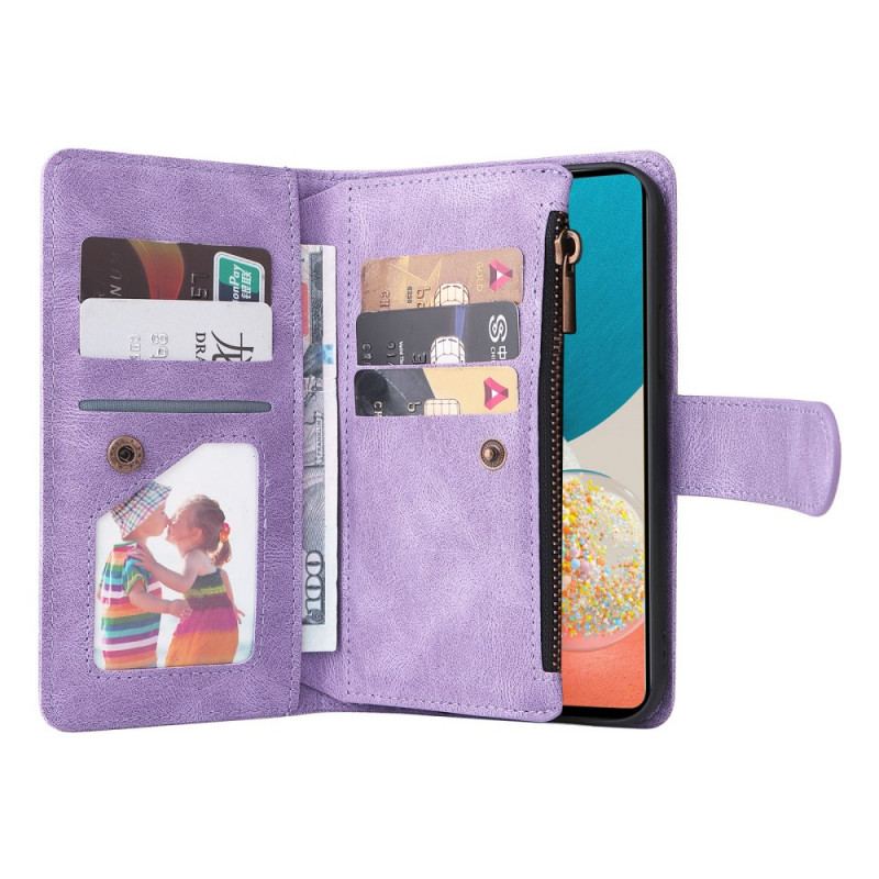Capa Flip Para Samsung Galaxy A53 5G Porta-moedas Multifuncional