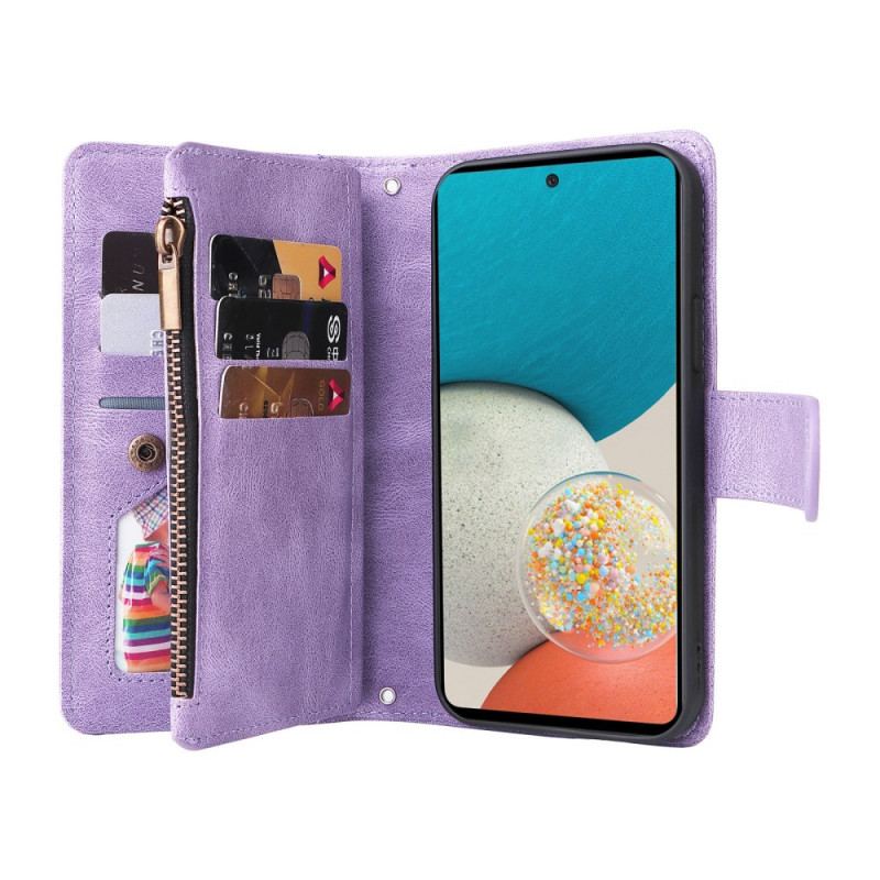 Capa Flip Para Samsung Galaxy A53 5G Porta-moedas Multifuncional