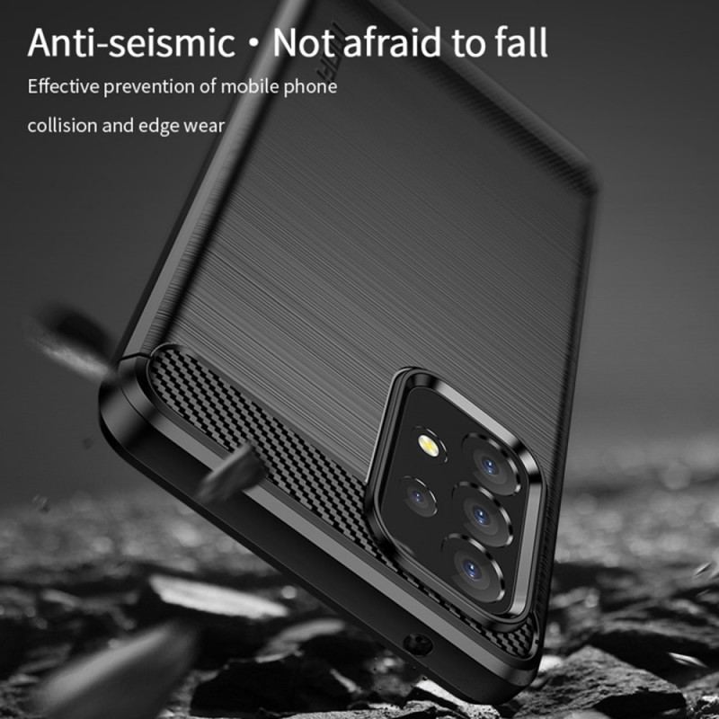 Capa Para Samsung Galaxy A53 5G Fibra De Carbono Escovada Mofi
