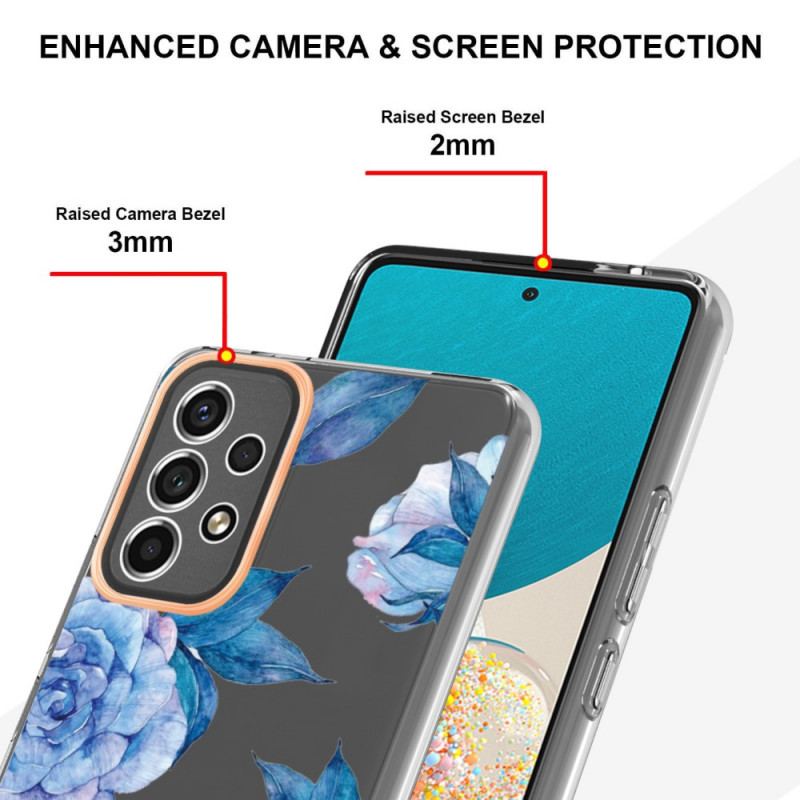 Capa Para Samsung Galaxy A53 5G Floral Sem Costura