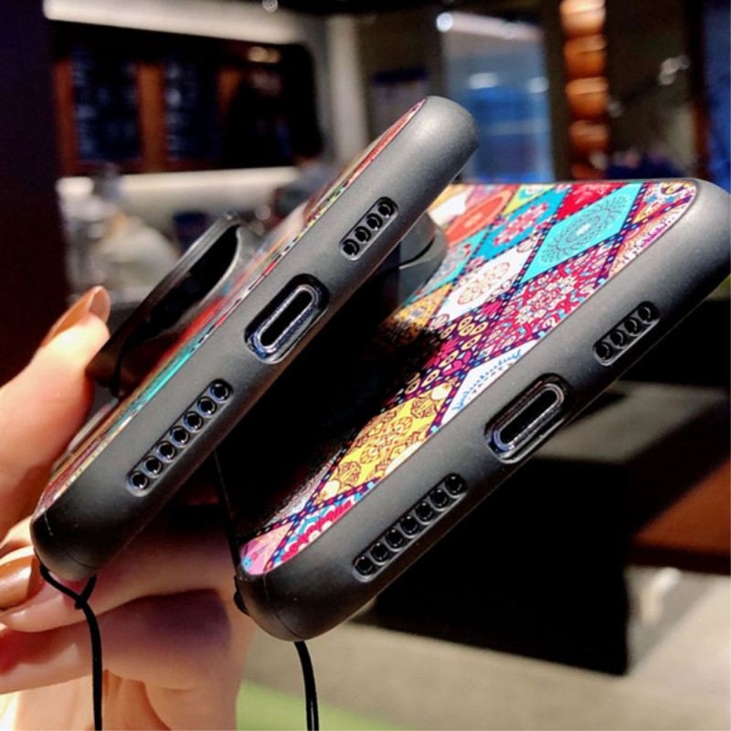 Capa Para Samsung Galaxy A53 5G Suporte Magnético Patchwork