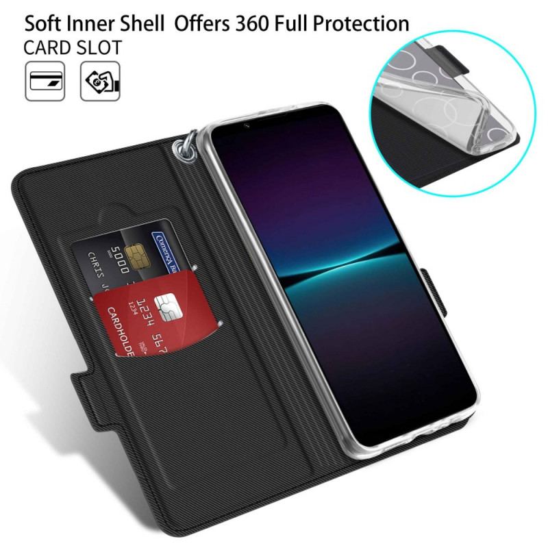Capa De Celular Para Sony Xperia 1 IV Flip Bicolor Baiyu