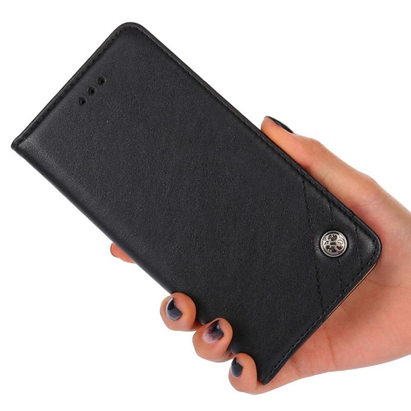 Capa De Celular Para Sony Xperia 1 IV Flip Rebites Decorativos