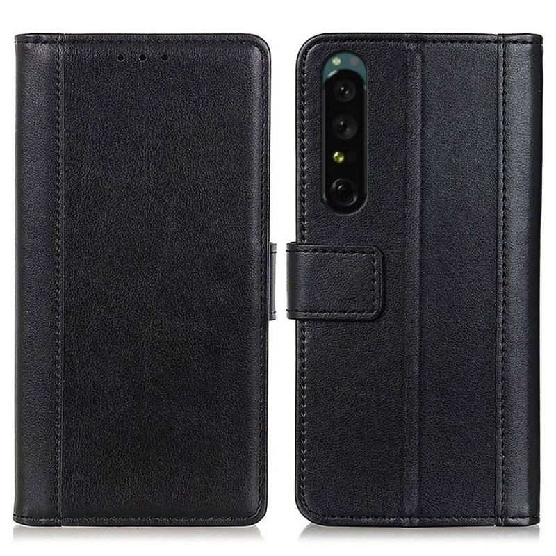 Capa Flip Para Sony Xperia 1 IV Estilo De Couro