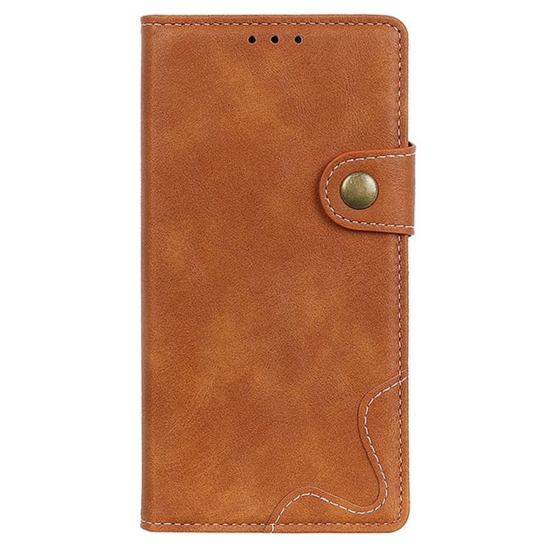 Capa Folio Para Sony Xperia 1 IV Desenho De Costura