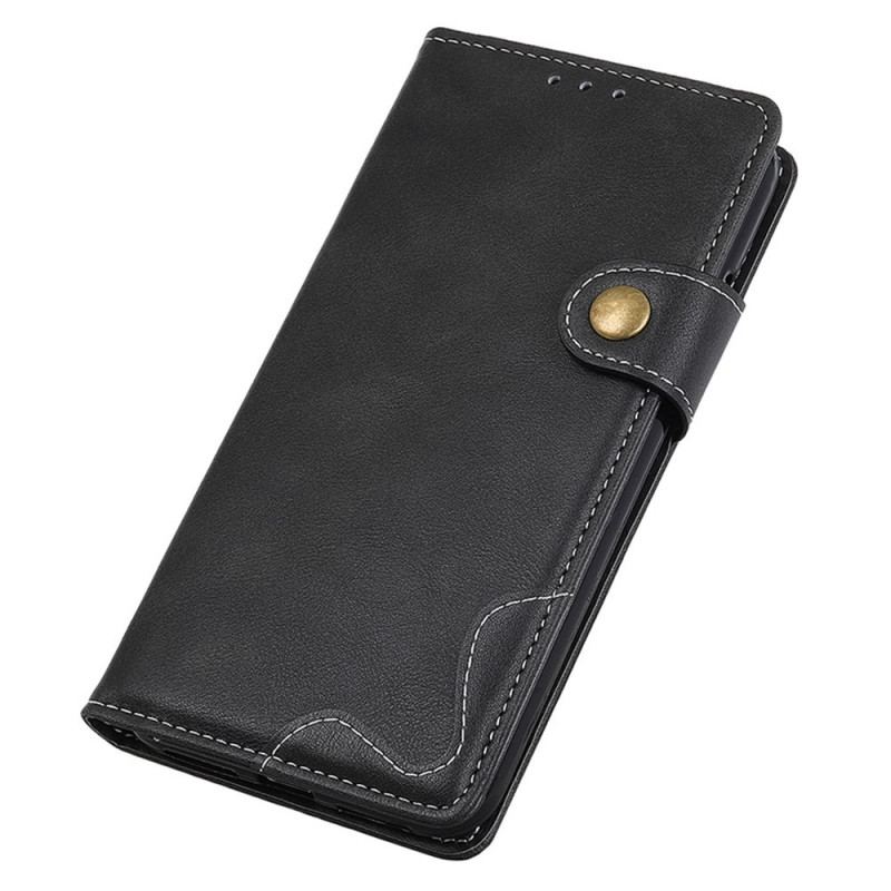 Capa Folio Para Sony Xperia 1 IV Desenho De Costura