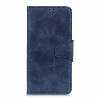 Capa Folio Para Sony Xperia 1 IV Fecho Vintage De Couro Rachado