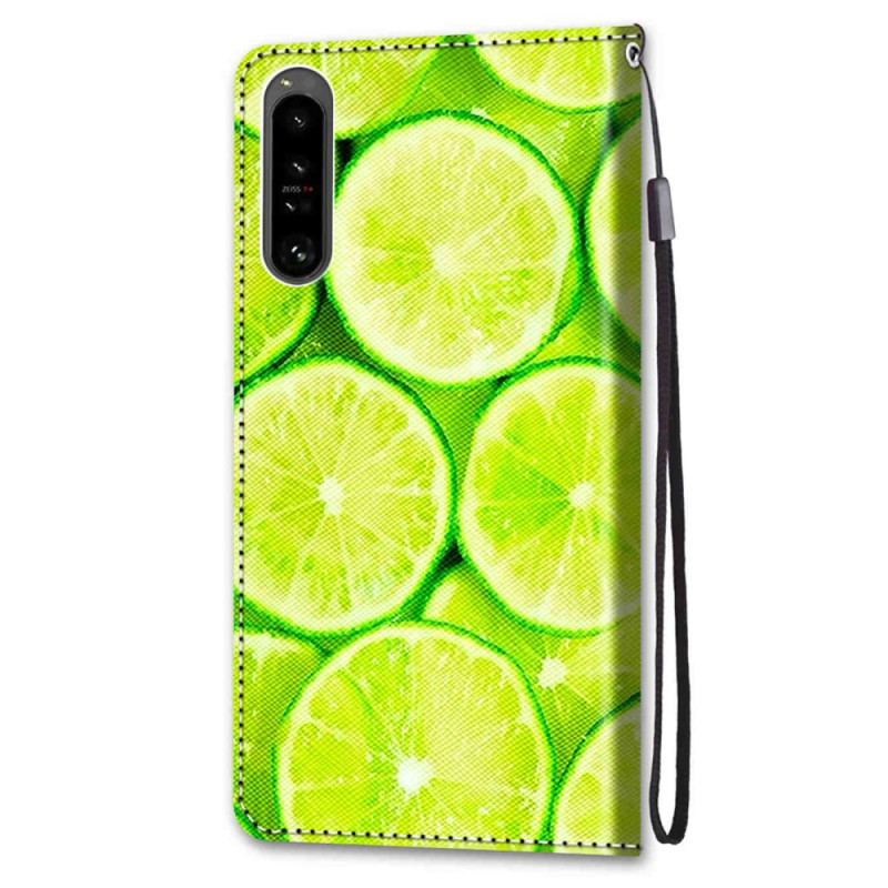 Capa Folio Para Sony Xperia 1 IV Limão