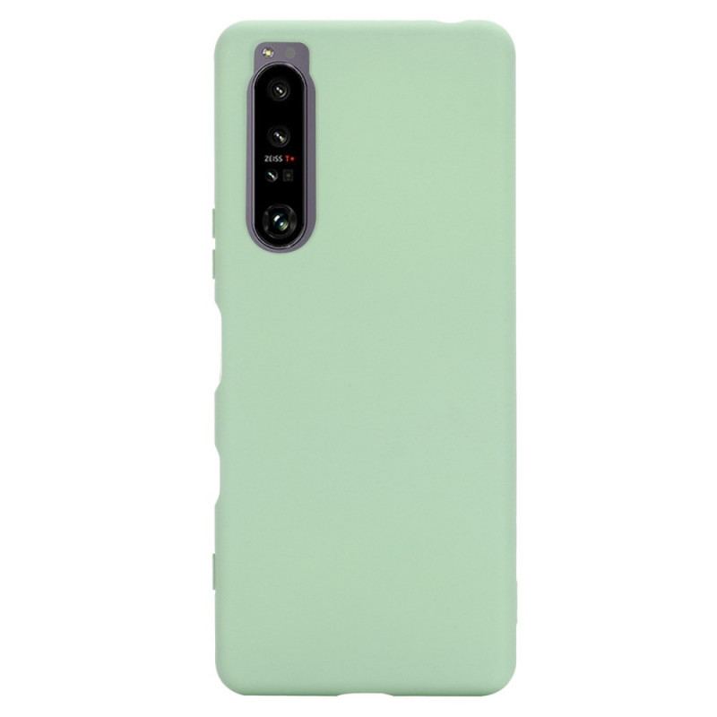 Capa Para Sony Xperia 1 IV De Cordão Tiras De Silicone Líquido
