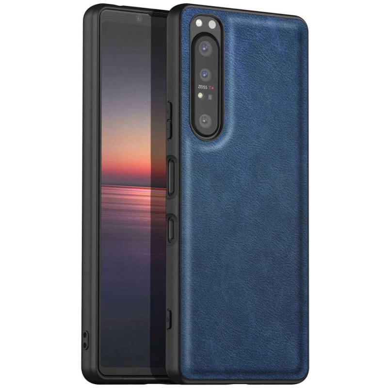 Capa Para Sony Xperia 1 IV Couro Sintético