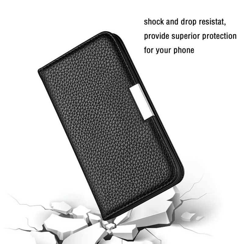 Capa De Celular Para Samsung Galaxy S21 FE Flip Couro Falso Lichia Ultra Chic
