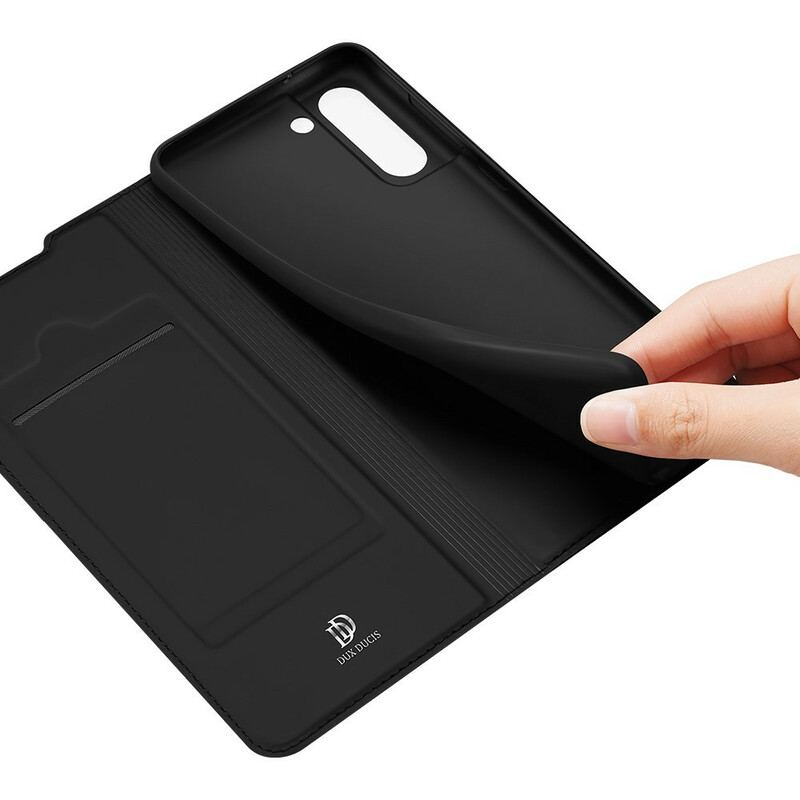 Capa De Celular Para Samsung Galaxy S21 FE Flip Skin Pro Dux Ducis