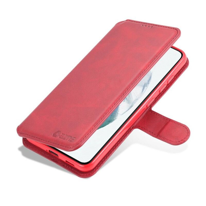 Capa Em Pele Para Samsung Galaxy S21 FE Azns Retrô